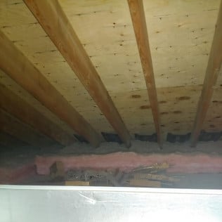 Insulation in attic